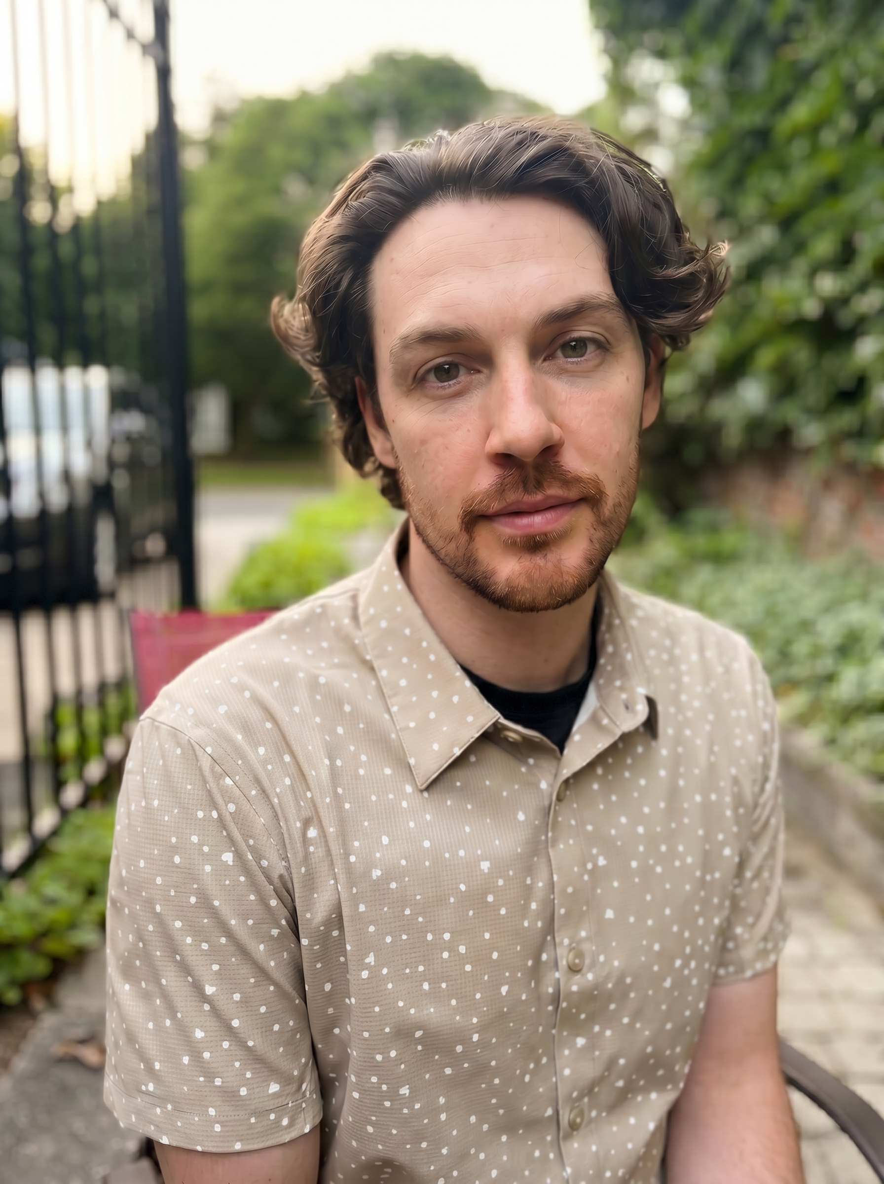 Quinn, relationship recovery specialist, looking directly at the camera